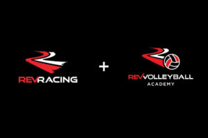 Rev Racing and Rev Volleyball Academy logo